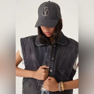 🩶🦄 Authentic ba&sh Charcoal Grey Cap 🧢